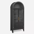Arched Cabinet Wooden Display Cabinet