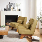 Art Leon Set of 2 Polyester Accent Chair