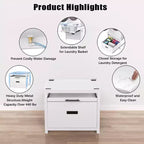 GDLF Washer Dryer Pedestal Stand, 24.1 Laundry Pedestal for Compact Washing Machine
