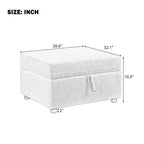26.6 Movable Storage Ottoman