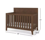 Child Craft Kieran Crib, Double Dresser and Chest Nursery Set, 3-Piece, Includes 4-in-1 Convertible Crib, Dresser and Chest