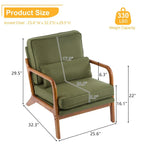 Mid Century Modern Upholstered Accent Chair