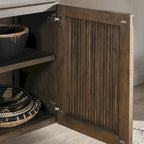 Classic Home Roya Oak Veneer Sideboard Buffet