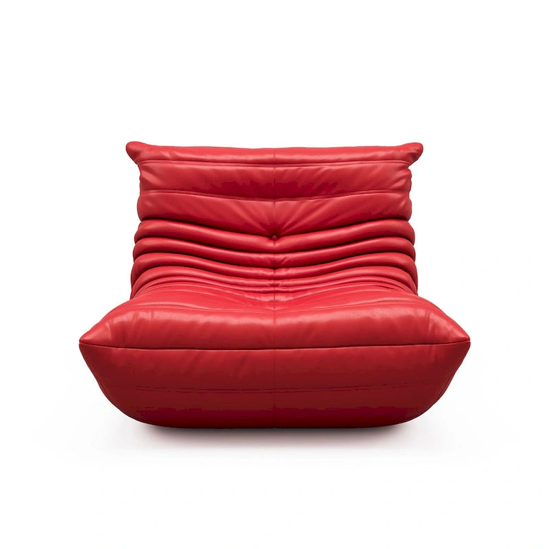 Furgle Microfiber Leather Sofa Ergonomic Design Lazy Sofa Floor Sofa
