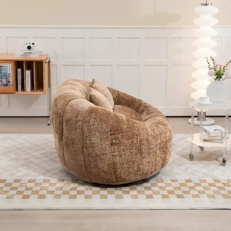 Chenille Bean Bag Chair Lazy Sofa