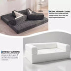80.7 5-in-1 Convertible Sleeper Sofa Bed aï¿?Corduroy, 1200 lbs, No Assembly