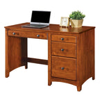 Arch+Haven Solid Wood 4 Drawer Desk