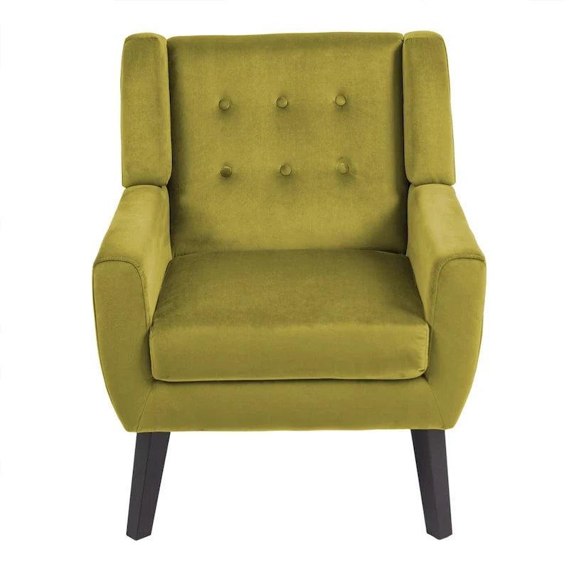 Set of 2 Velvet Living Room Accent Chair Upholstered Armchair