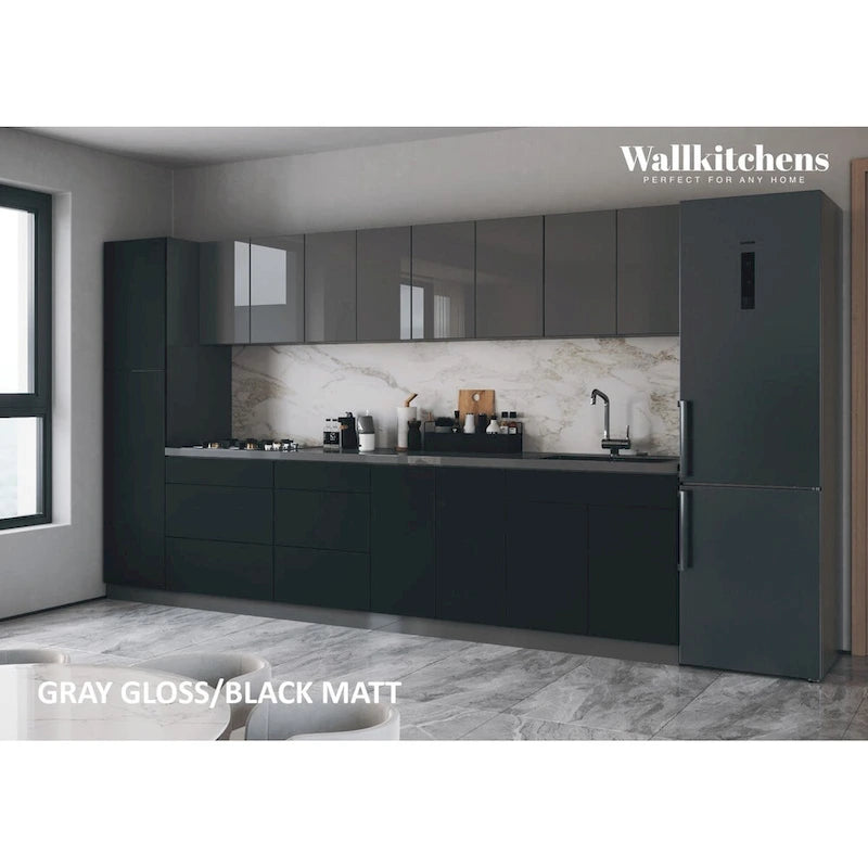 Kitchen Elegant Collection Black Color Base Size 11Ft Wide - 135x24