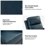 Esteban Swivel Recliner with Tufted Back Set of 2 by HULALA HOME