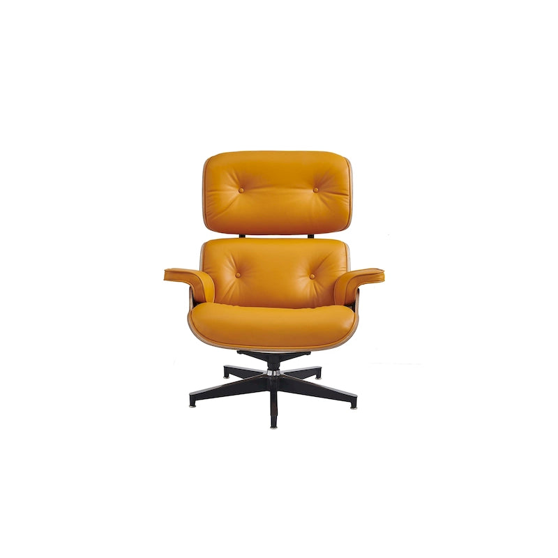 Mid Century Modern Leather Lounge Chair Armchair Recliner