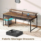 Computer Desk with Power