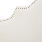 Adjustable Full/Queen Studded Fabric Headboard