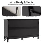 7 Drawer Dresser with Solid Wood Legs