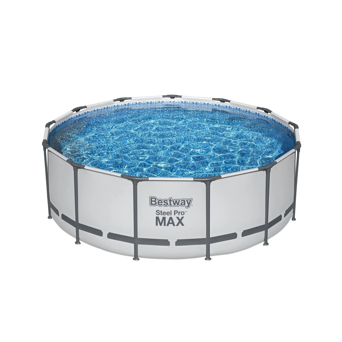 Bestway Steel Pro MAX Round Above Ground Swimming Pool with Pump & Cover
