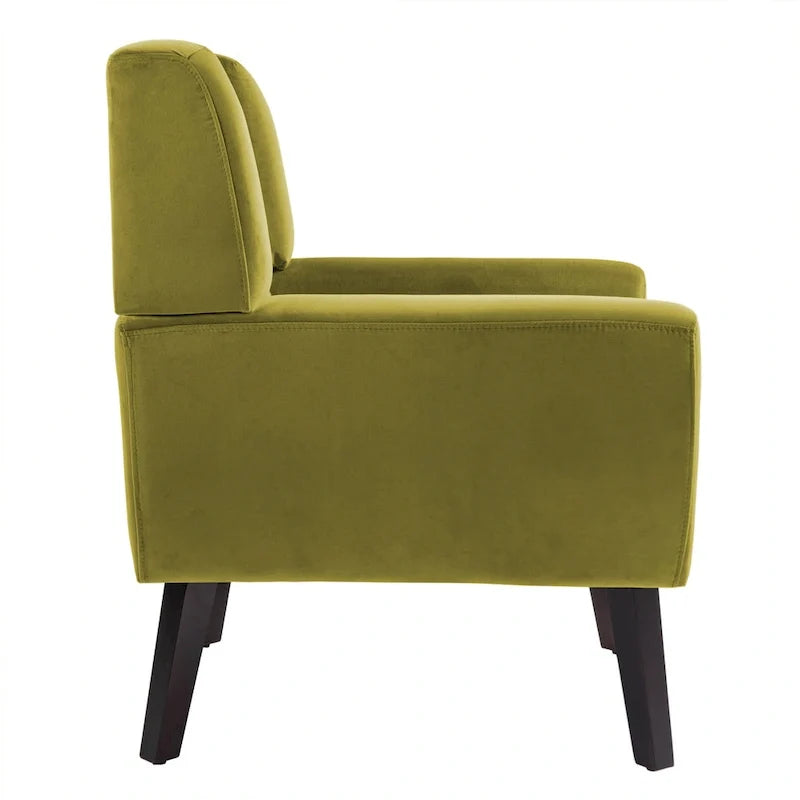 Set of 2 Velvet Living Room Accent Chair Upholstered Armchair