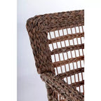 Jiallo Modern Concept Faux Sea Grass Resin Rattan Patio Chairs set (Set of 2 Armchairs)