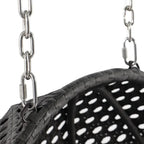 LeisureMod 2 Person Hanging Egg Chair with Stand - Outdoor/Indoor Rattan Wicker Patio Swing Hammock Lounger with Cushions