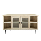 Middlebrook 48-inch Glass Door Corner TV Stand