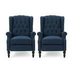 Walter Tufted Fabric Recliners (Set of 2) by Christopher Knight Home