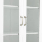 Crosley Stanton 3Pc Sideboard And Glass Door Pantry Set - 14.5x95x78