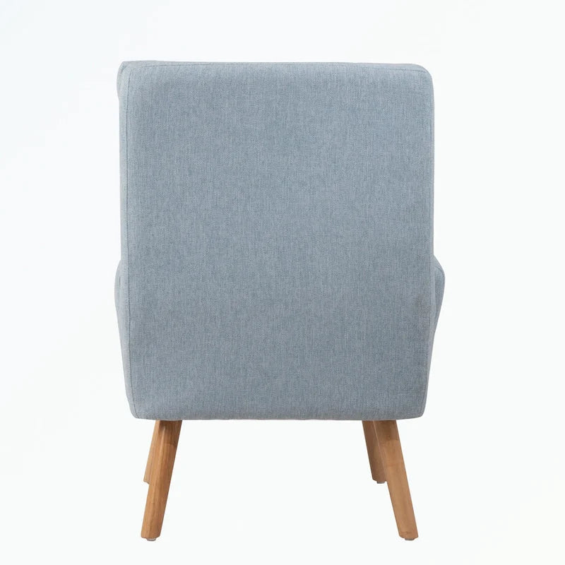 Accent Chair with Ottoman Set, with Adjustable Backrest