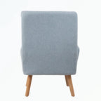 Accent Chair with Ottoman Set, with Adjustable Backrest