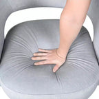 GDFStudio Hudson Modern Luxury Velvet Upholstered Swivel Accent Chair