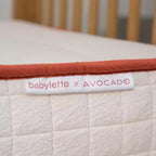 Babyletto Babyletto x Avocado Organic Crib Mattress 2-Stage and 100% Nontoxic - White