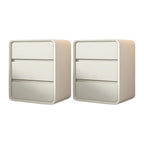 Scandinavian Wood Narrow Bedside Cabinet