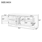 Whisen Rustic Wood Storage Bench, Entryway Shoe Bench with Removable Cushion, Adjustable Shelves