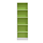 Furinno 5-Cube Reversible Bookcase Open Shelf Dispaly Rack Horizontal Vertical