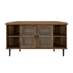 Middlebrook 48-inch Glass Door Corner TV Stand
