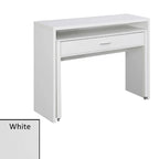 Convenience Concepts Newport JB Console/Sliding Desk with Drawer and Riser