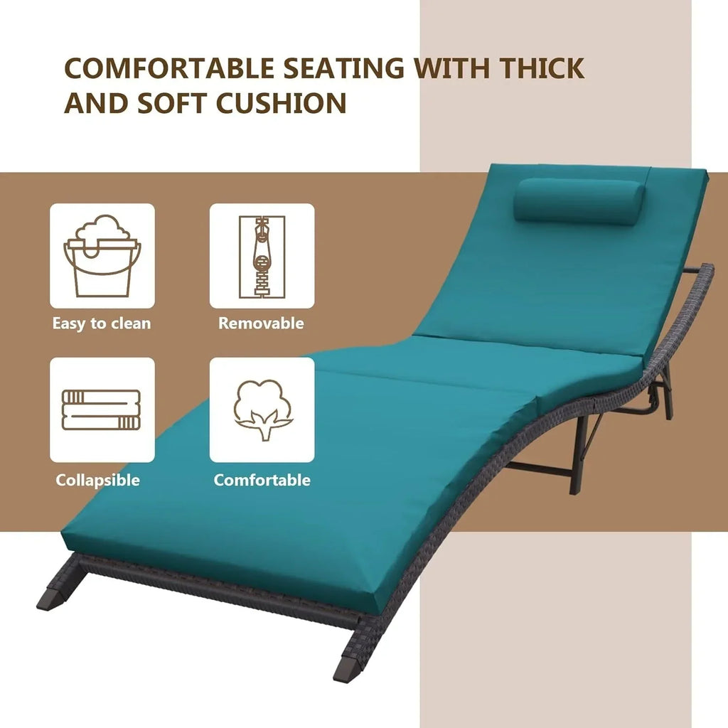 Kullavik 3-PiecesOutdoor Chaise Lounge Set