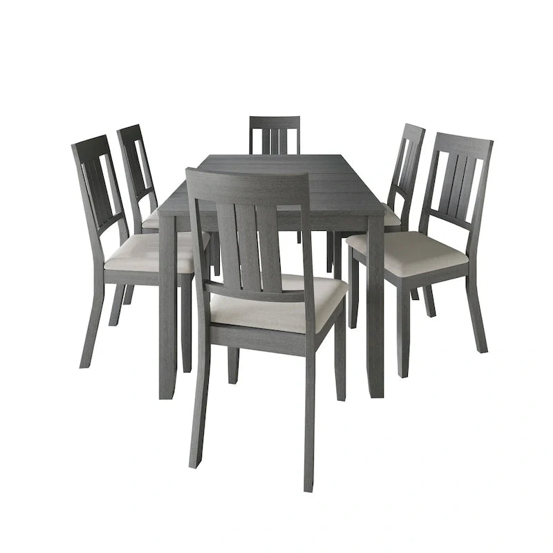 CraftPorch Classic 7-piece Wooden Dining Set