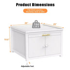 Black / White Heavy-Duty Metal Washer & Dryer Pedestal Stand �C Single Unit, Anti-Vibration