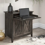 Key West Secretary Desk with Storage Cabinet by Bush Furniture