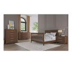 Child Craft Kieran Crib, Double Dresser and Chest Nursery Set, 3-Piece, Includes 4-in-1 Convertible Crib, Dresser and Chest