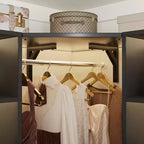 Besiost Corner Closet System with 12 Shelves