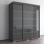 Copper Grove Parasol 71-inch Modern Glossy Armoire