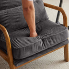 Mid Century Modern Upholstered Accent Chair