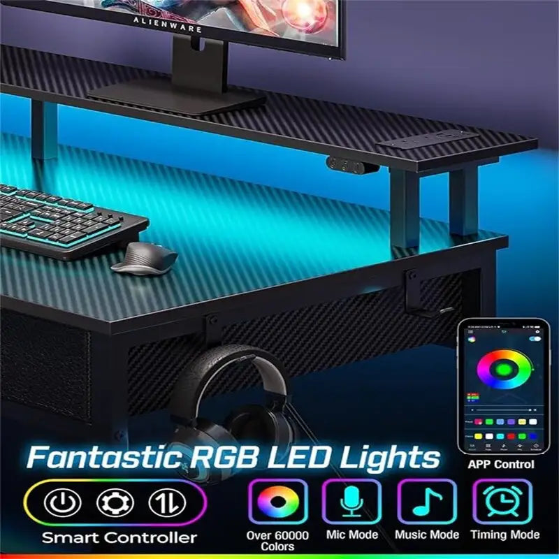 Computer Desk with Power