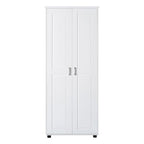 Storage Cabinet with Two Doors for Bathroom,Adjustable Shelf, MDF Board