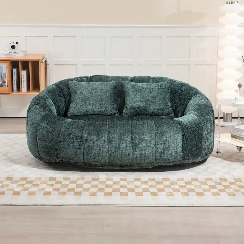 Chenille Bean Bag Chair Lazy Sofa