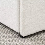 Modern Boucle Upholstered Queen Size Bed with Storage Drawers