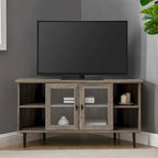 Middlebrook 48-inch Glass Door Corner TV Stand