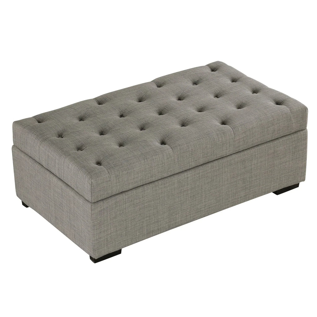 Folding Sofa Bed, 49.6 Ottoman with a Folding Sofa Bed, Convertible Ottoman Sleeper with Memory Mattress and Tufted Design