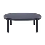 Christopher Knight Home Althea 5 Piece Modern Outdoor Curved Aluminum Conversation Set with Glass Coffee Table