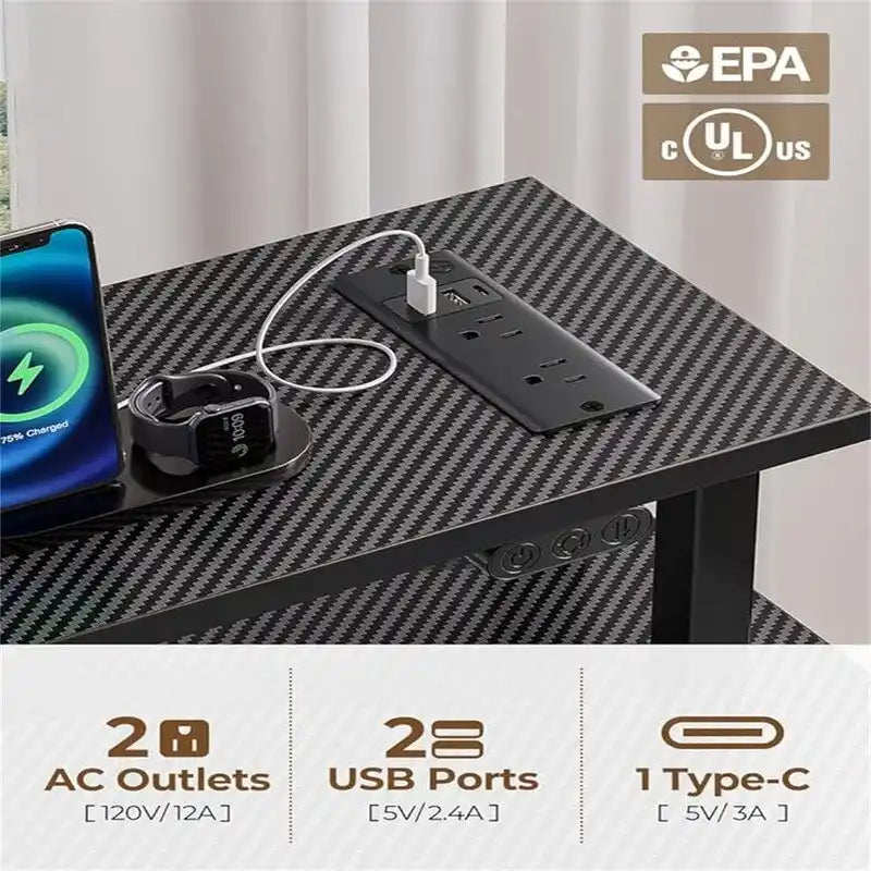 Computer Desk with Power